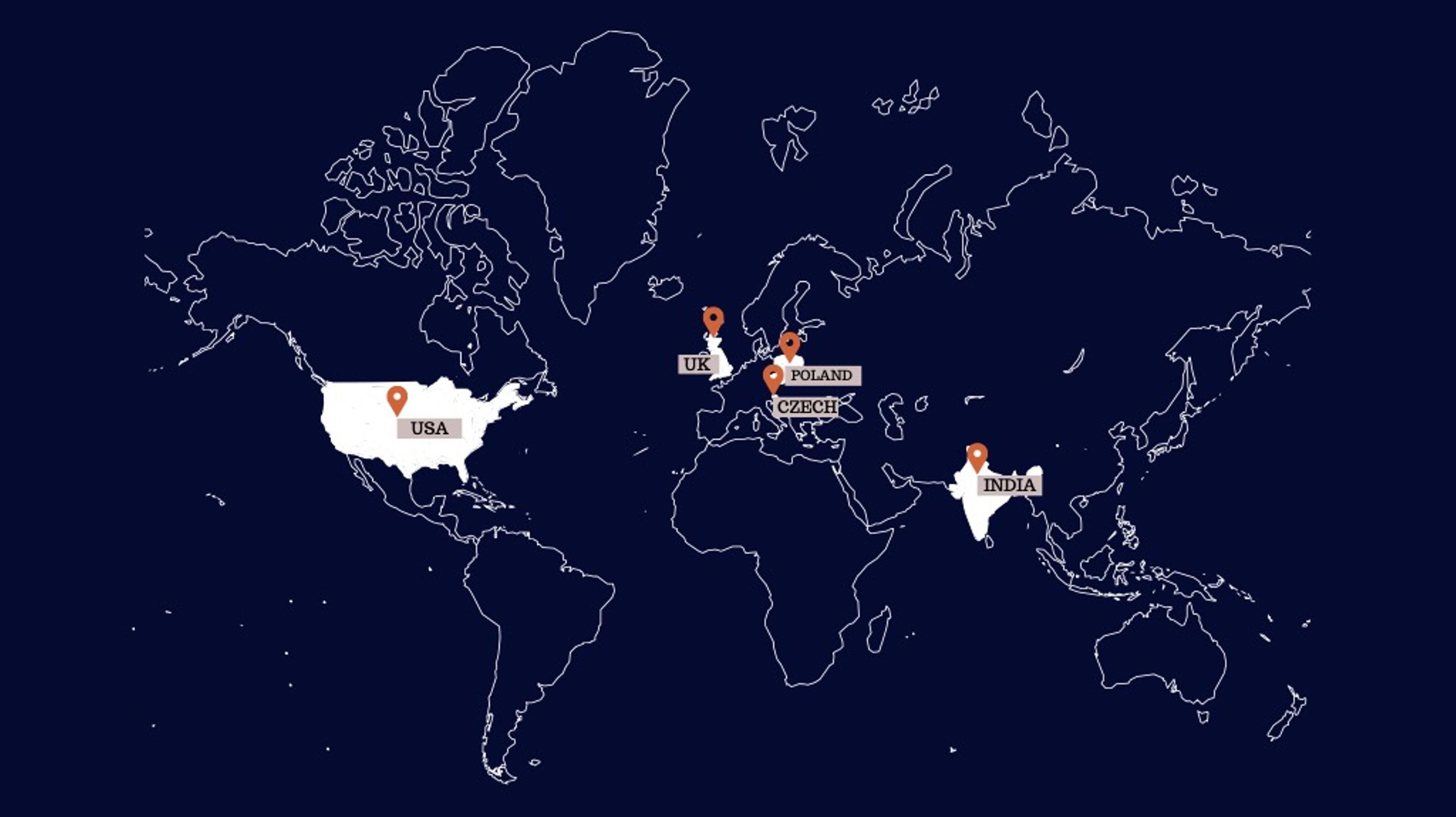 Algoritt's Global Presence Map